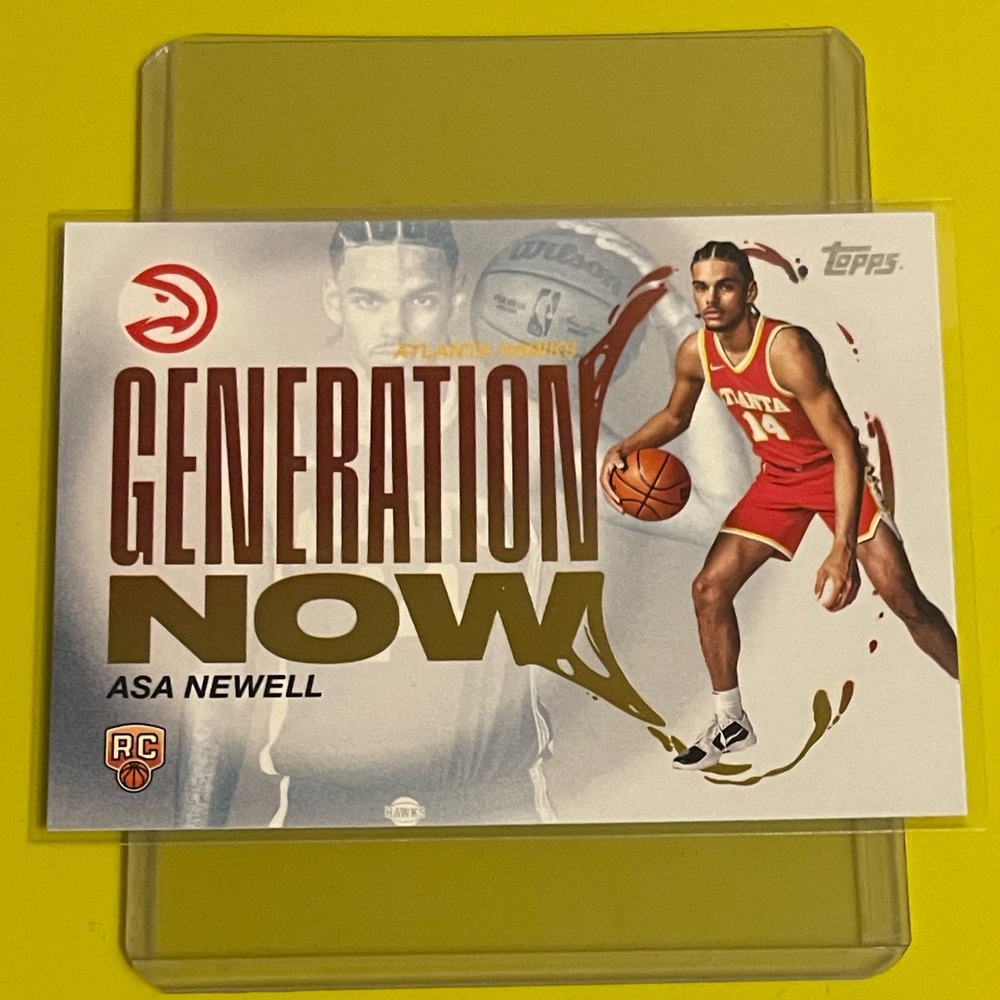 Asa Newell #GN-23 [Rookie] 2025-26 Topps Generation Now Basketball Trading Card